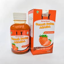 

Syrup Herbal Gemuk Badan Ananda Rasa Stroberi