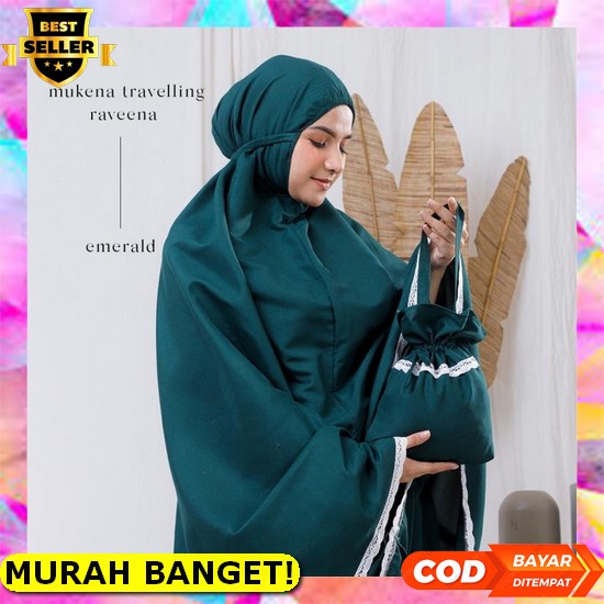 Mukena Lajuran Terusan Batik Cap Samitex Rayon Tebal Adem Nyaman Warna Motif Cantik Kekinian Modern 