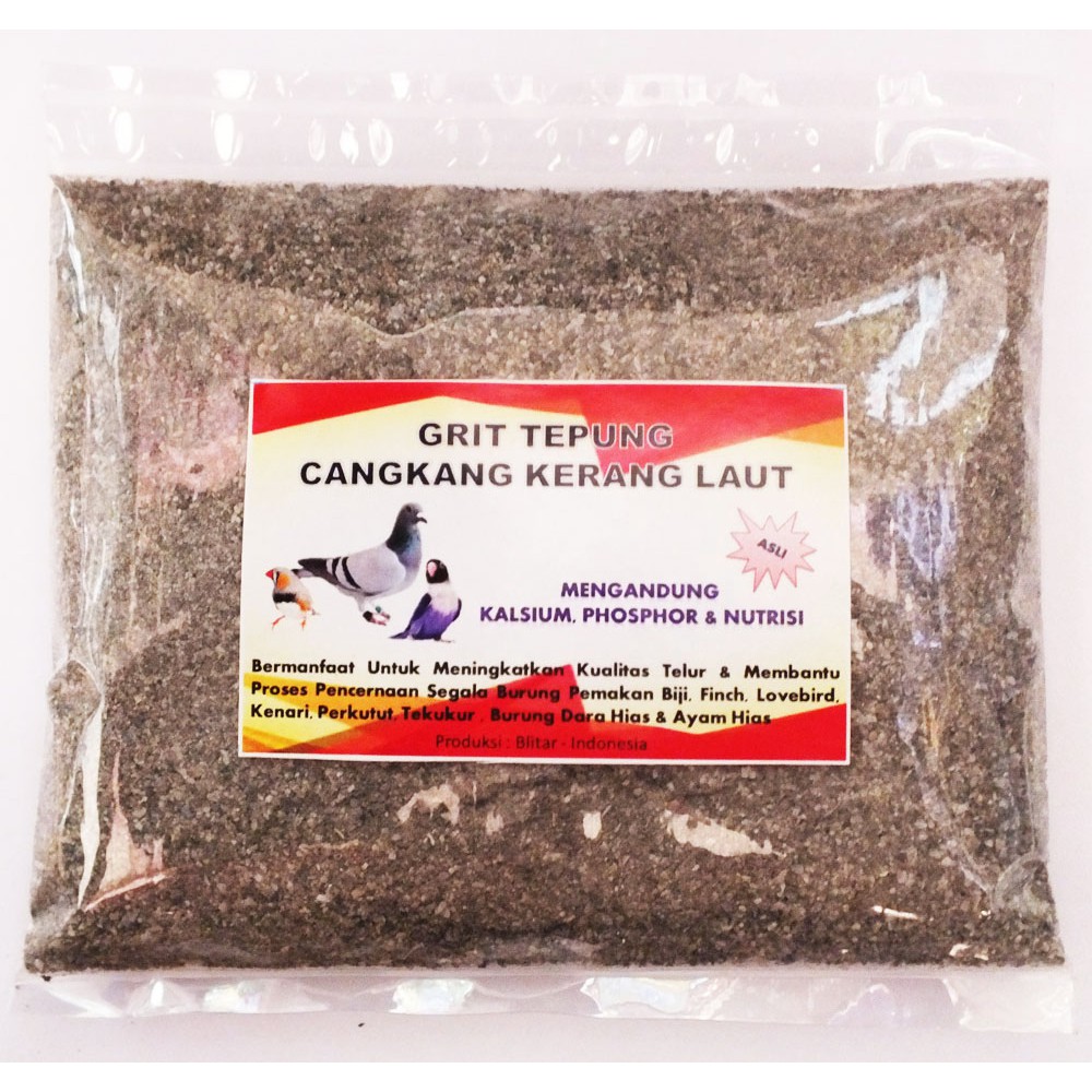 

Nutrisi Grit Tepung Cangkang Kerang Laut untuk Lovebird Kenari Merpati