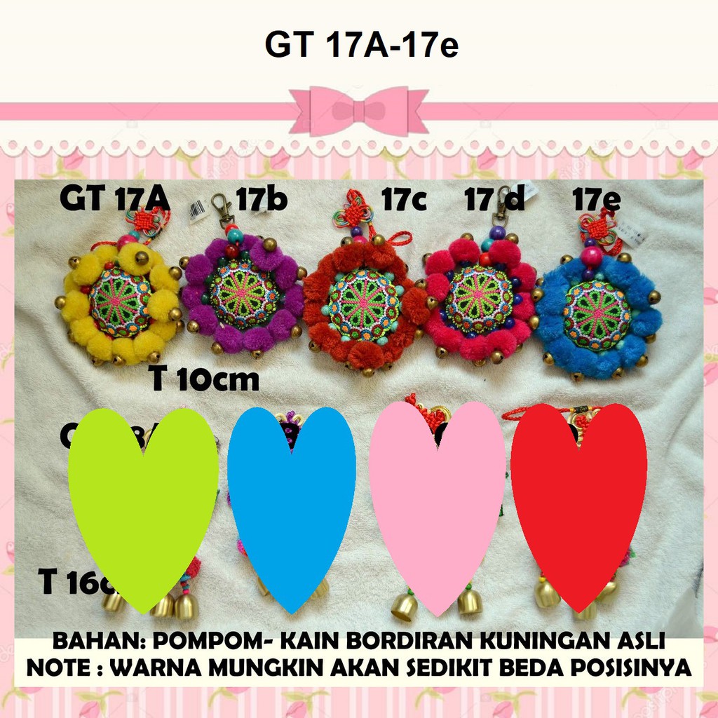 Gantungan Tas Boneka Lucu Thailand / Gantungan Kunci Motor Boneka Lucu Unik Thailand