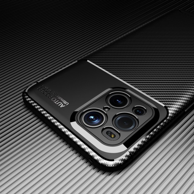 OPPO FIND X3 PRO SOFT CASE FOCUS CARBON ORIGINAL