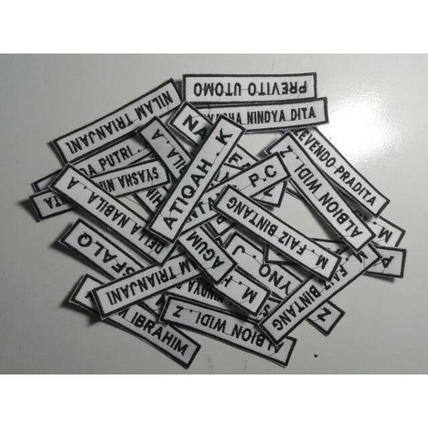 

Good Quality Bordir Nama Name Taq Papan Nama