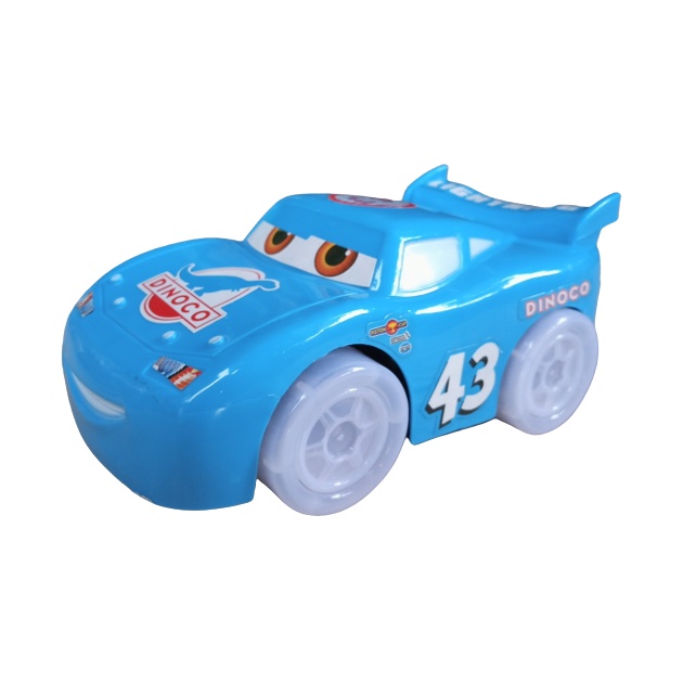 Mainan Mobil Cars 2 Lightning Mcqueen Nyala Lampu dan Musik dan Bergerak