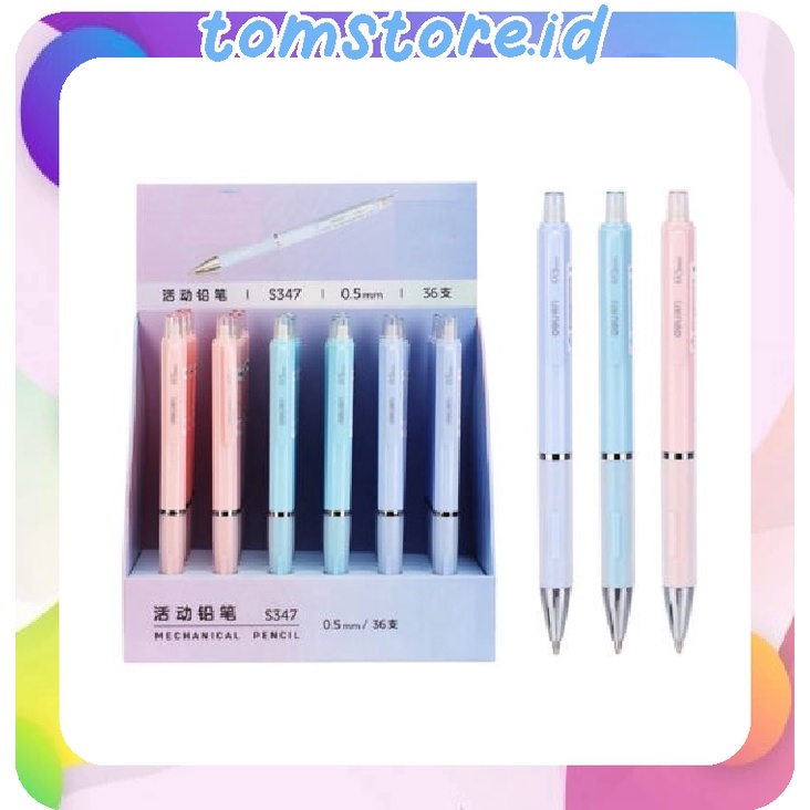 

TOMSTORE.ID Propelling Pencil Pensil Mekanik Cetek Tip 0.5 mm Dilengkapi Klip S011