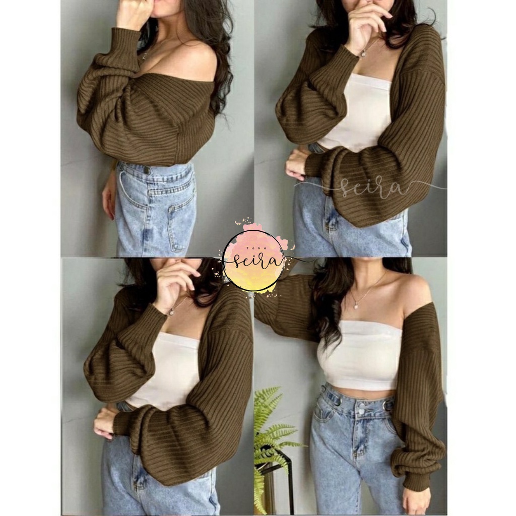 [BISA COD] Bolero Cardy Knit / Kardigan Rajut Liam Outer Viral / Bolero Rajut Liam Cardigan Linka Crop Outer / Balero