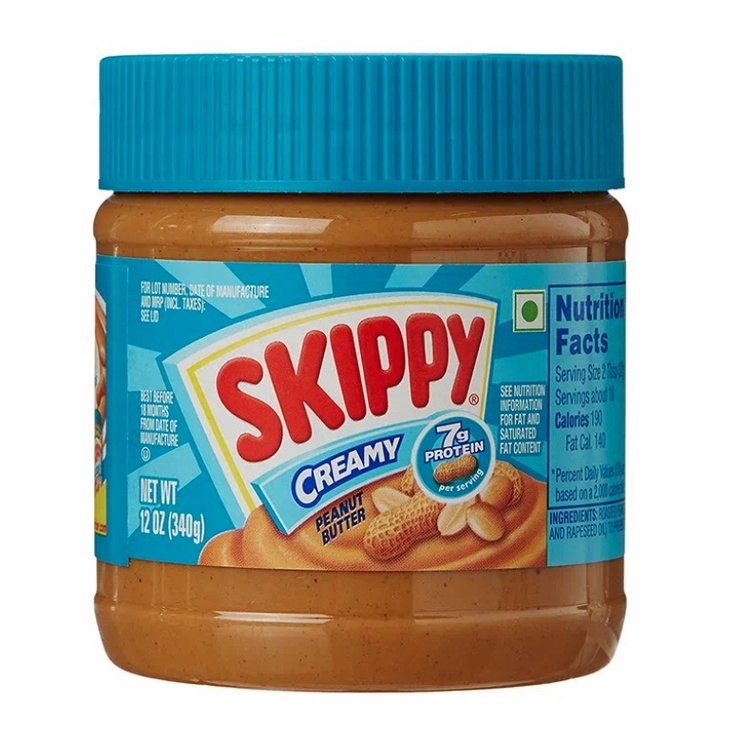 

Skippy Creamy Peanut Butter 340 gram