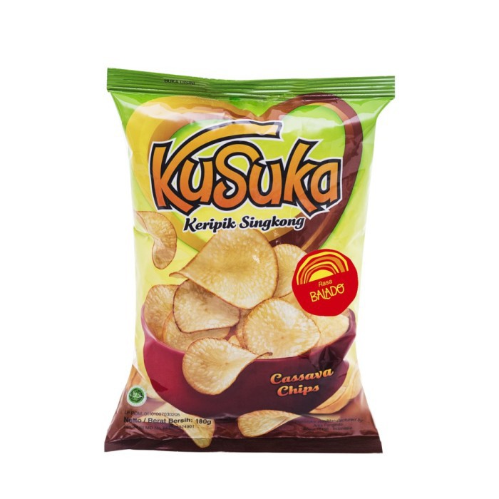 

Kusuka Keripik Singkong Balado 180gr