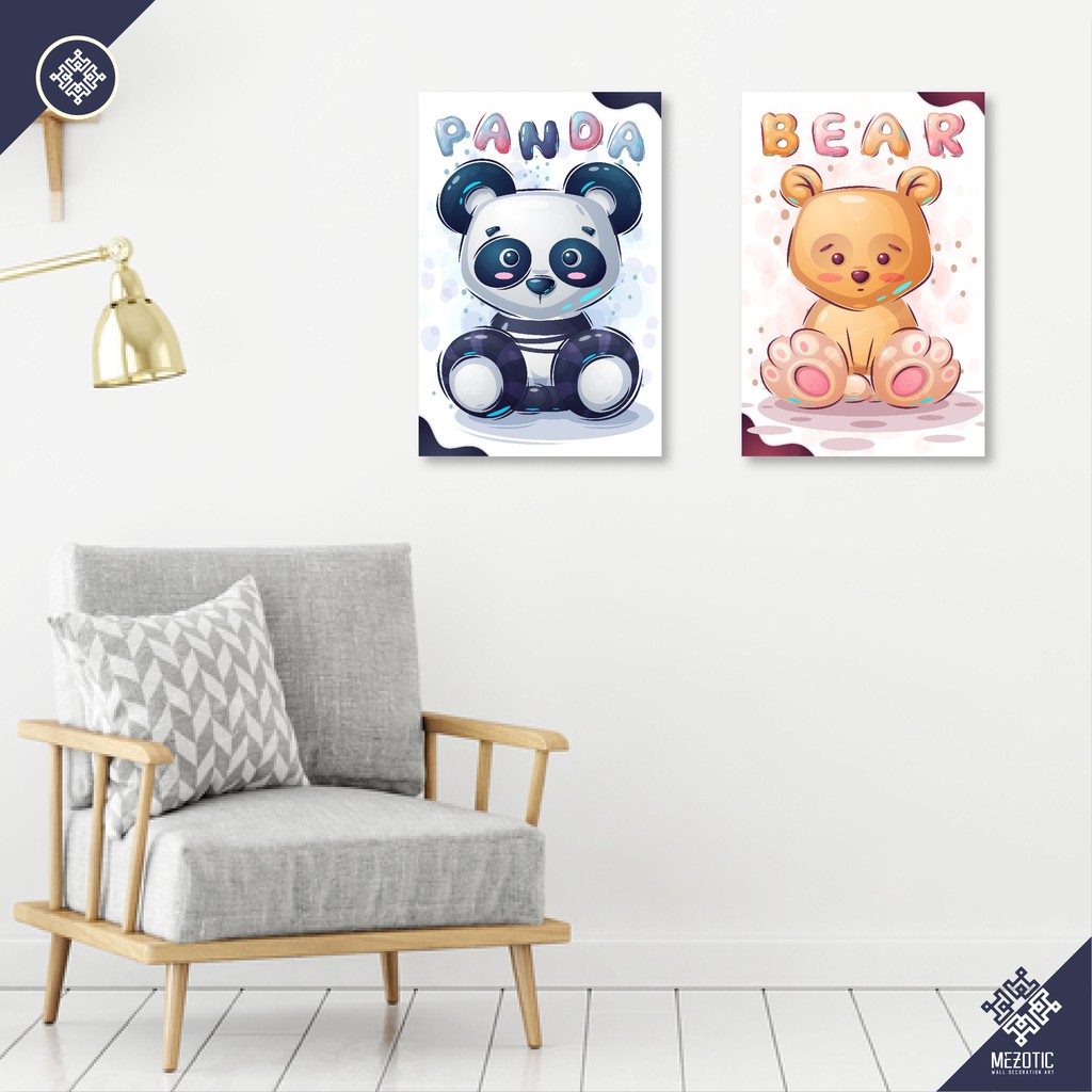 Mezotic Wall Decor Pajangan Dinding Hiasan Dinding kamar Gambar Boneka