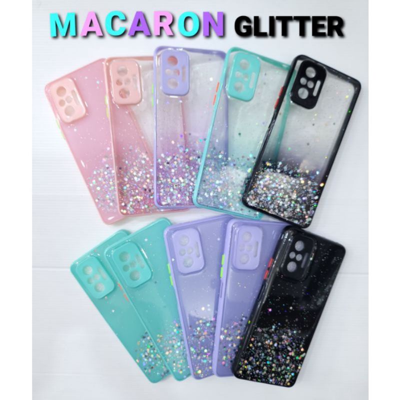 CASE MACARON GLITTER REALME C11 REALME C21 REALME C21Y