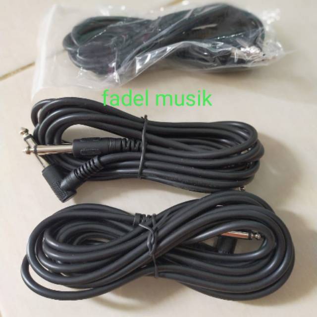 Kabel Jack gitar dan bas 3 meter