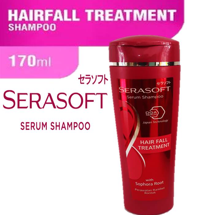 Serasoft Serum Shampoo Hair Fall Treatment Perawatan Rambut Rontok 170 ML