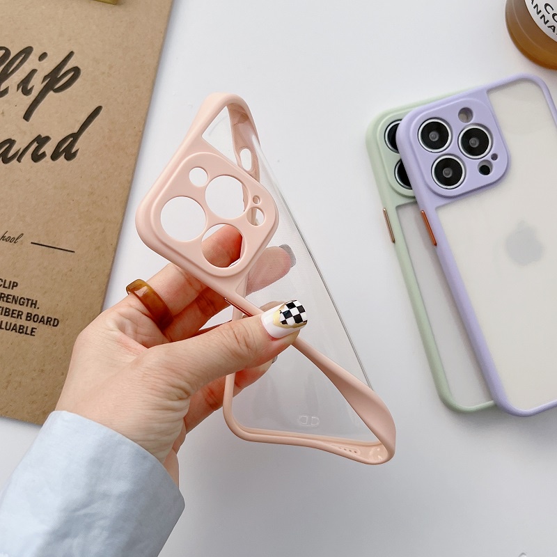 Case Pelindung Lensa Aneka Warna Tahan Banting Untuk iPhone 13 Pro max i11 12 XR XSMAX XS