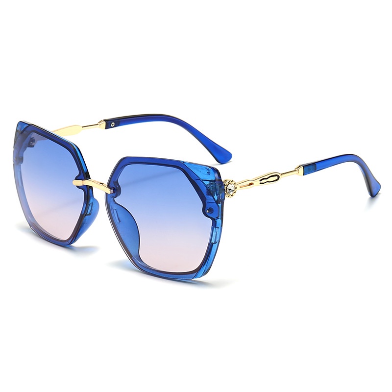 Kacamata Hitam Pelindung UV Bentuk Poligon Serbaguna