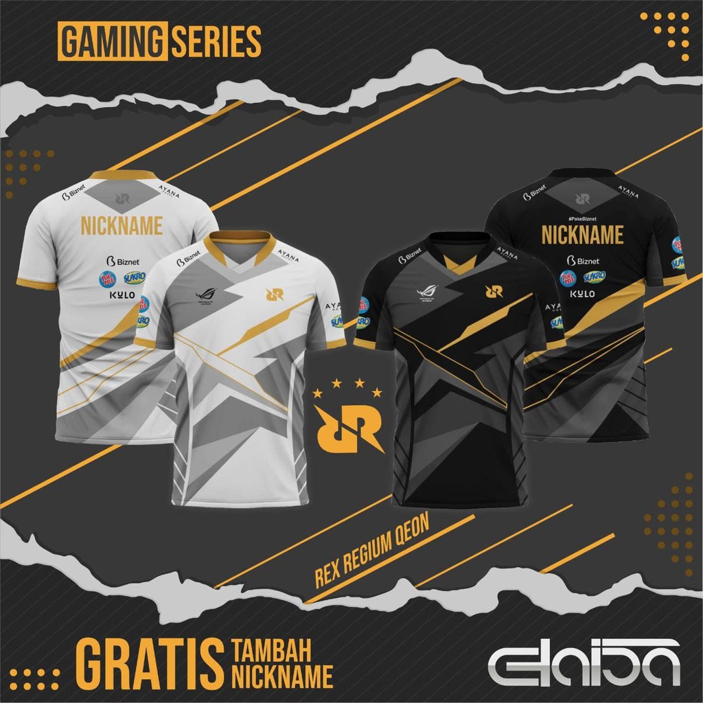 jersey rrq 2021 jersey gaming jersey free custom nickname