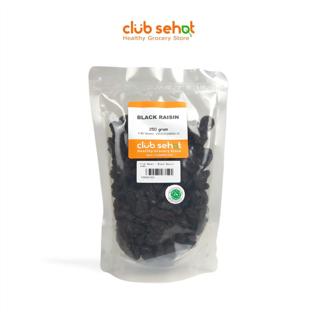 

Club Sehat - Black Raisin 250Gr
