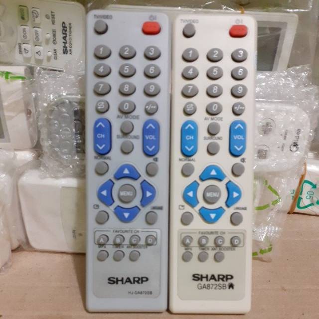 REMOTE REMOT TV SHARP ALEXANDER TABUNG/SLIM/FLAT SERI GA872SB