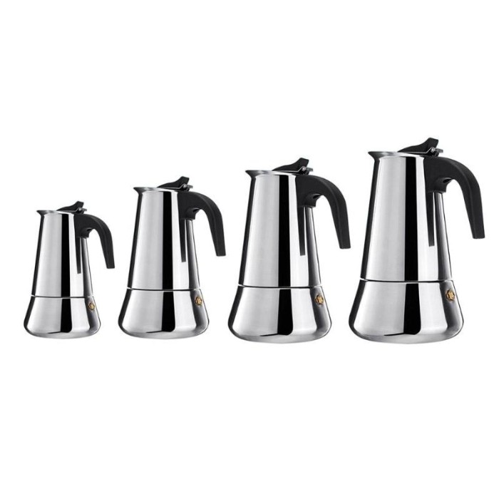 Moka Pot Espresso Coffee Maker Alat Seduh Kopi Praktis Mudah 300ml