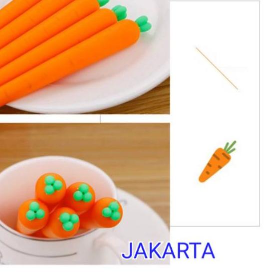 

Harga Heboh 1 LUSIN PULPEN GEL MOTIF WORTEL / PULPEN AIR BENTUK WORTEL CARROT LUCU FS PP02 100% Awet !!