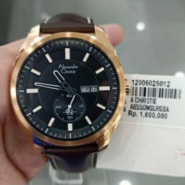 AC 6550 Daydate leather Brown rosegold | AC6550 original