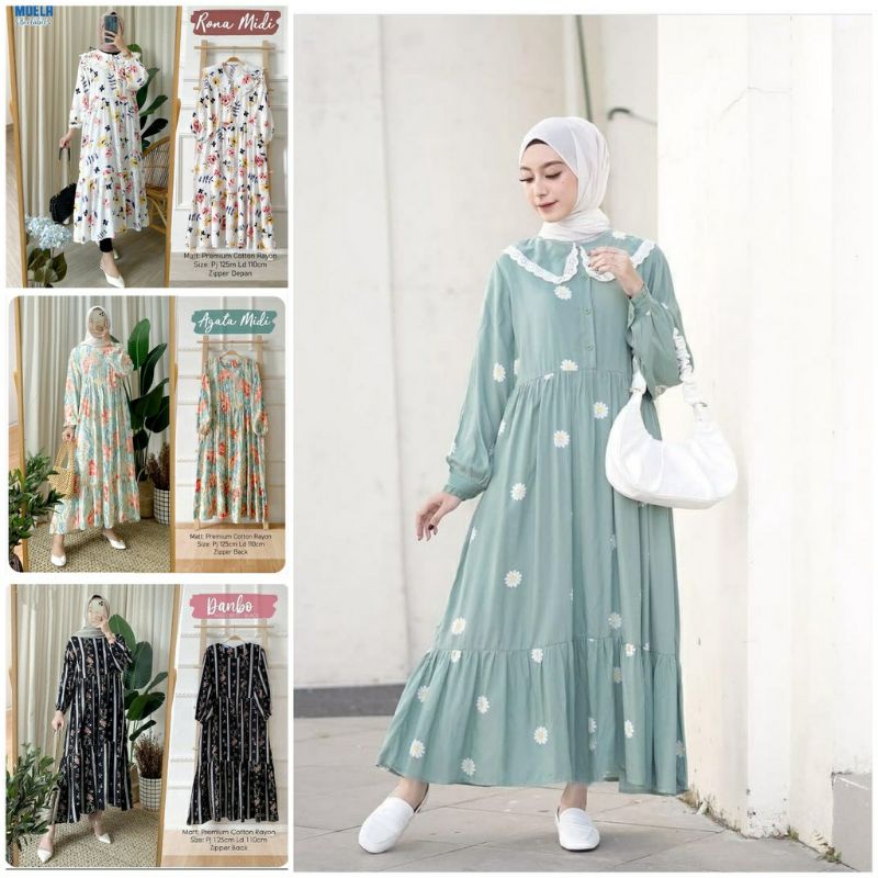 long Tunik katun rayon