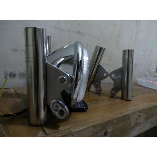 Kupingan Lampu Pesek Bracket Lampu Bulat Dudukan Lampu pesek