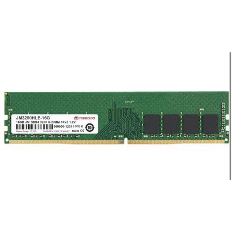 RAM transcend 16 GB Single ddr4 pc 3200