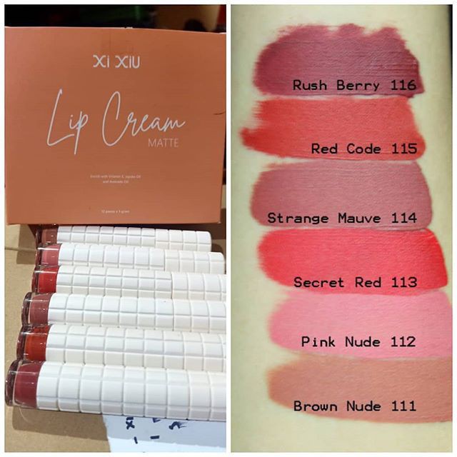 XI XIU Lip Cream Matte Lipcream Xiuxiu