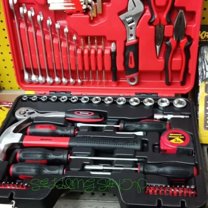 ToolKit Box Set Tool Kit ORIGINAL Krisbow Kotak Perkakas Mekanik