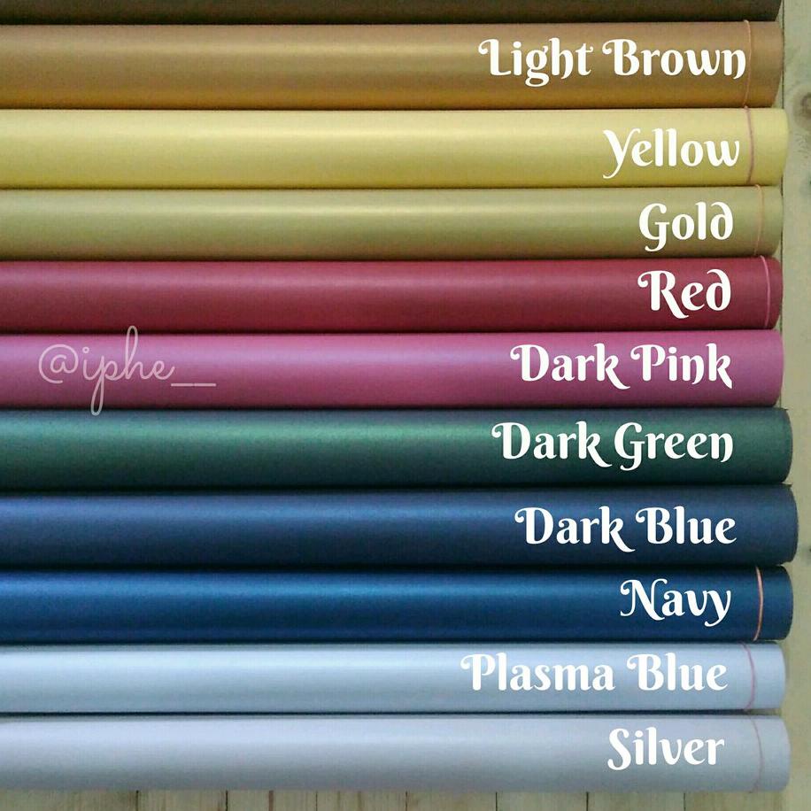 

(PROMO EBB80) Kertas Jasmine Warna Gelap - Ukuran Plano (79cm x 109cm) ❃
