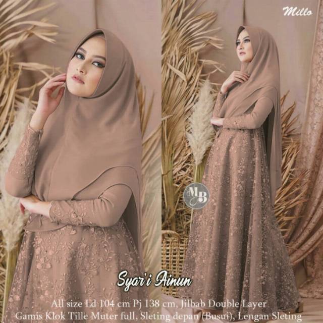 GAMIS SYARI MANGGAR, PADI,SEKAR,CANTIK,KUBIS,KIPAS,DAUN,KUPU,NADINE,GENDIS