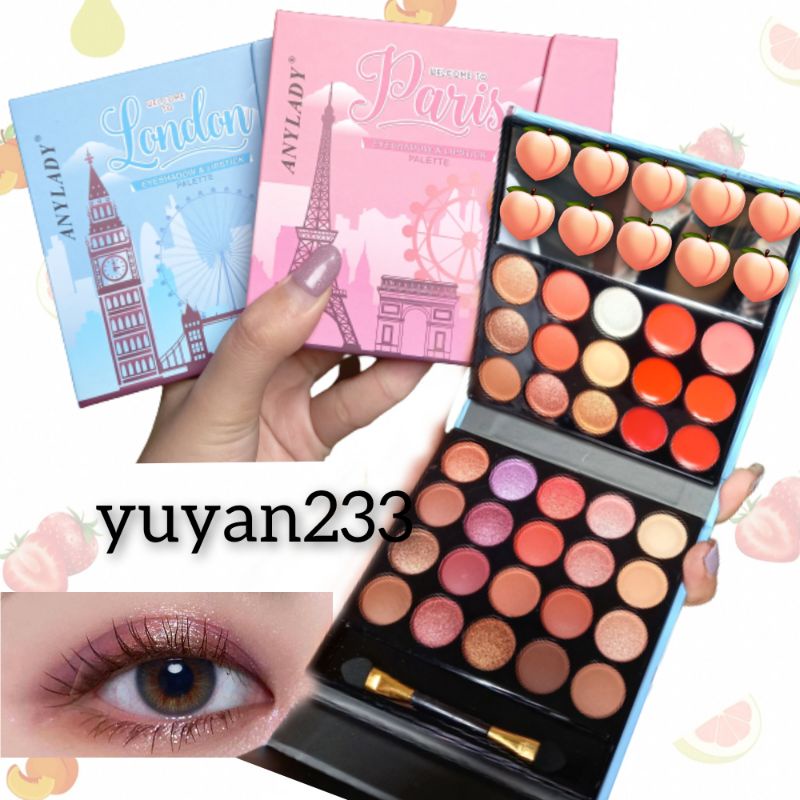 PROMO!!!EYESHADOW MAKE UP PALETTE ANY LADY 8658X/8661E