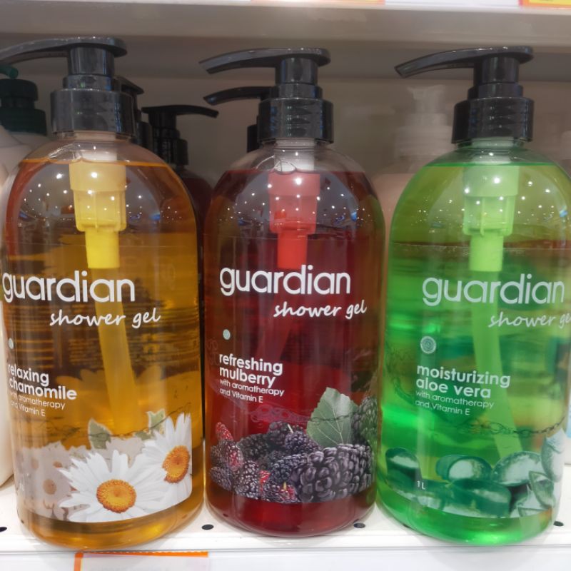 guardian shower gel 1 liter mulberry - chamomile - aloe vera - guardian shower gel original