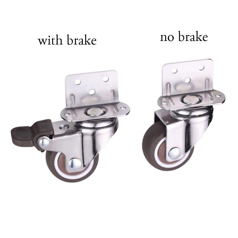 Chookyy Furniture Casters Roda Lemari Untuk Troli Kursi Bergerak Bayi Boks Swivel Caster