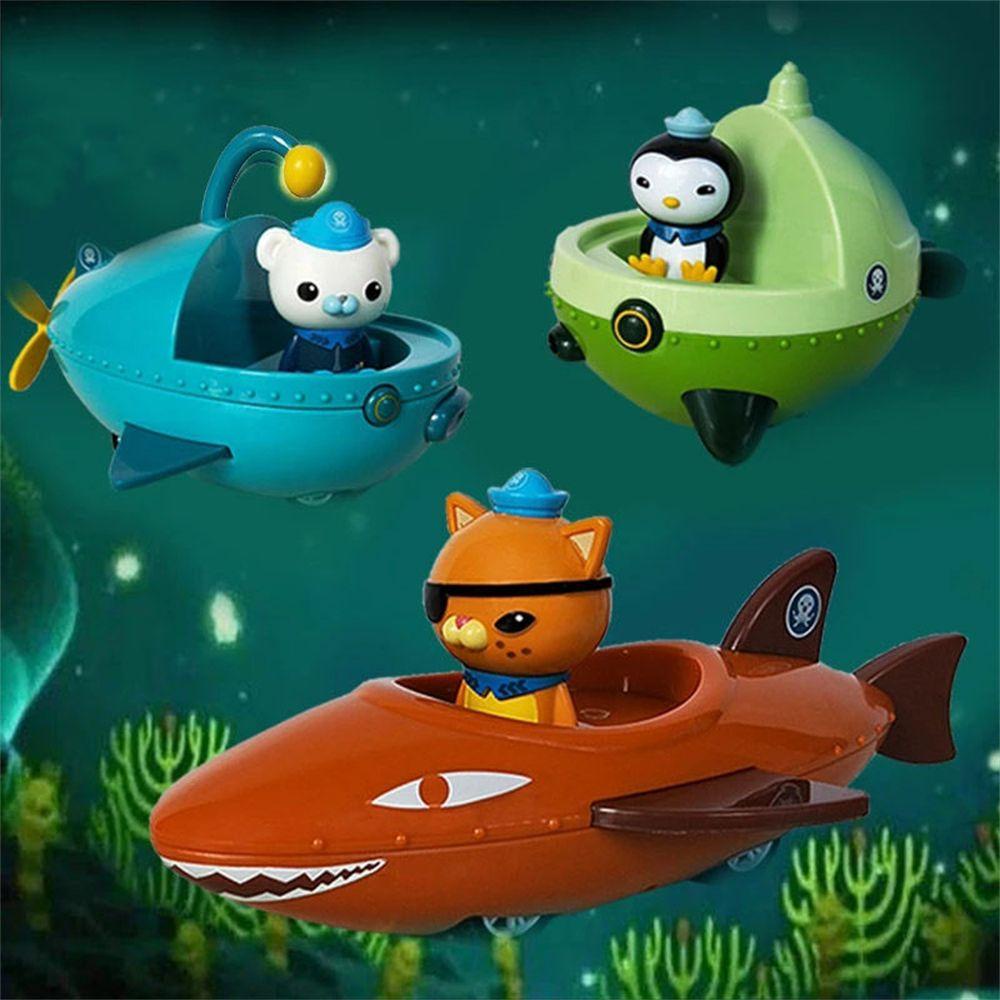 Needway Octonauts Figure Mainan Kendaraan Set Teritip Khusus Kwazii Peso Bayi Anak Mainan Kendaraan Hadiah Natal CaptainToy Kendaraan