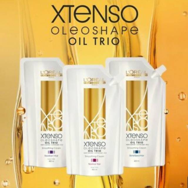 LOREAL Xtenso Oleoshape Smoothing Cream 400 ml (Step1)