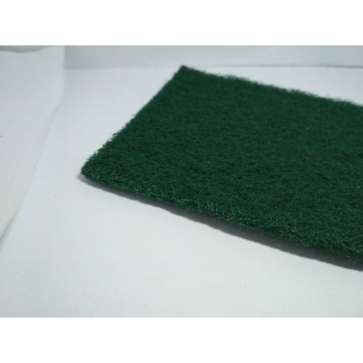 Tapas Lap seperti Karpet Cuci Piring Hijau Scouring Pad