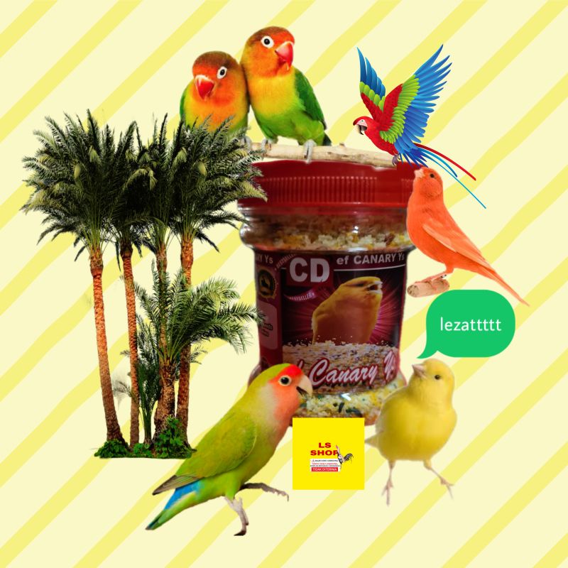 1 BOTOL cede eggfood 100 gr pakan makanan burung kenari lovebird fallek bergizi protein tinggi gacor kencang sehat asli ori