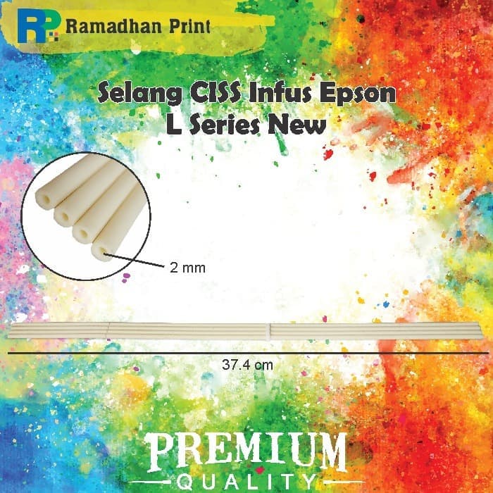 Selang CISS Infus Printer Epson L Series L110 L120 L210 L300 L350 L355 New Baru