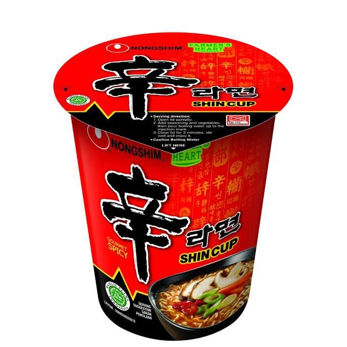

Ss5g74gfd Nongshim Farmers Heart Shin Ramyun Cup Instan Korea Noodle Mie Impor Ff04151