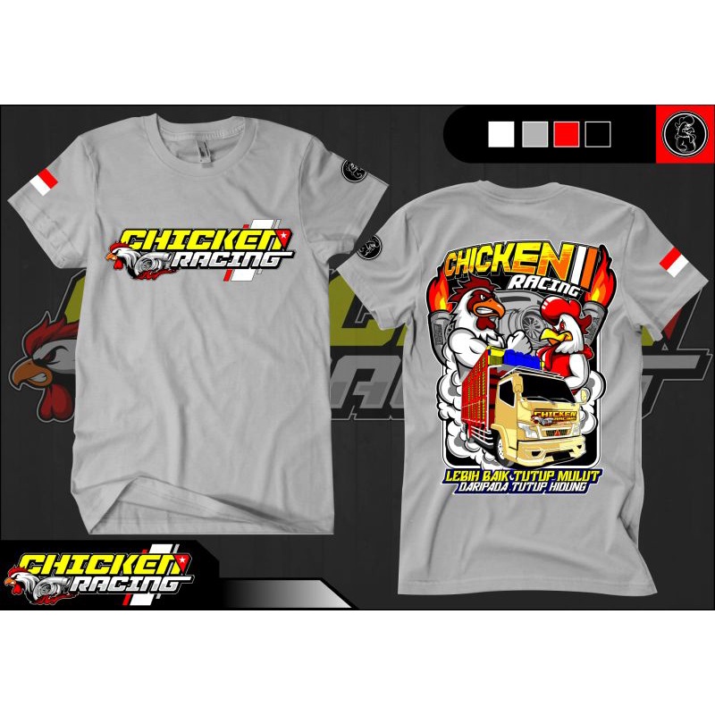 kaos Truk kaos trek kaos truck kaos chiken racing ayam balap