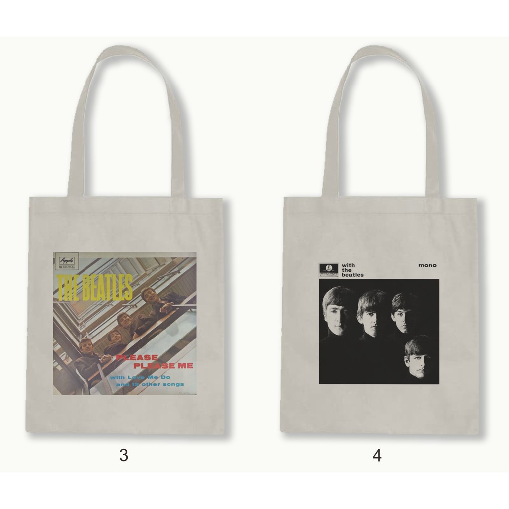 TOTE BAG RESLETING - THE BEATLES series.02