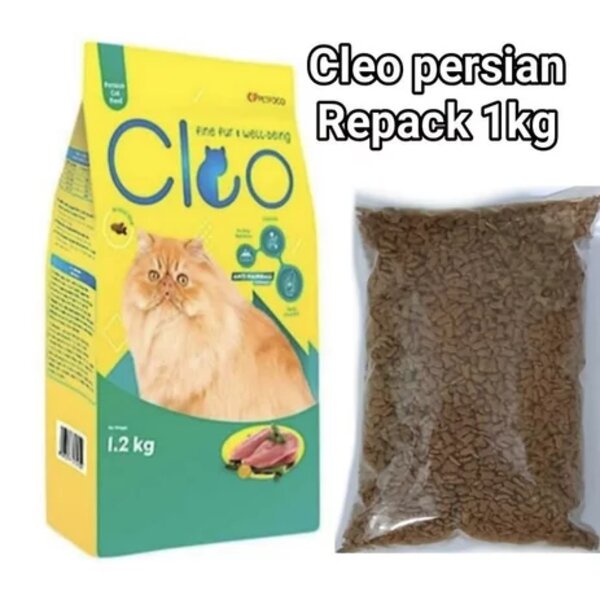 Cleo Persian Repack 1kg 1 Kg Makanan Kucing Persia Dewasa Adult Cat