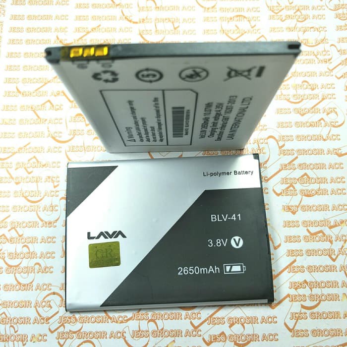 Baterai Battery Batre Original LAVA Iris X9 4G BLV-41 , BLV41 , BLV 41