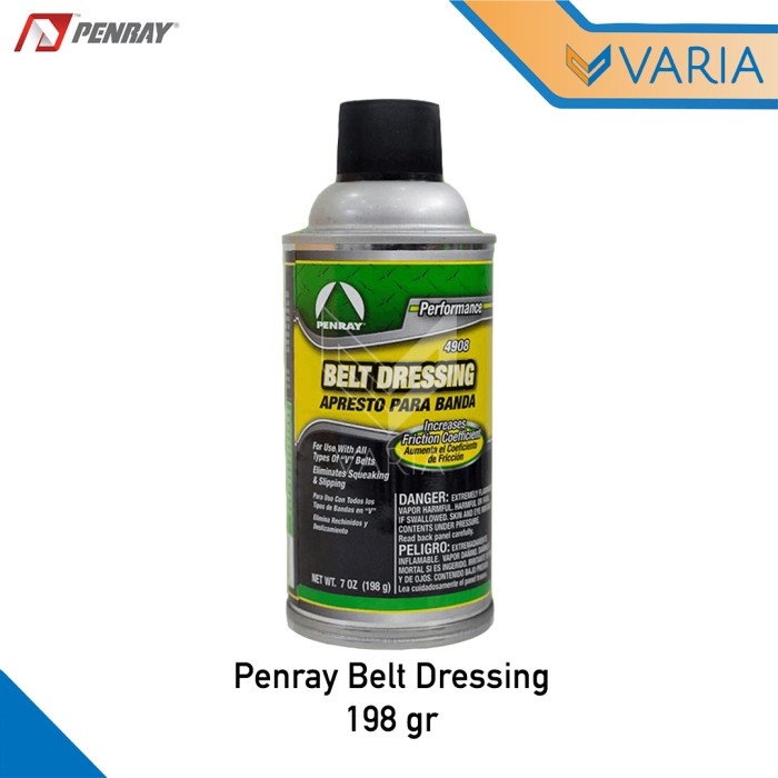 Penray Belt Dressing 198 gr Pelumas Perawatan Sabuk V Belt Mesin 4908