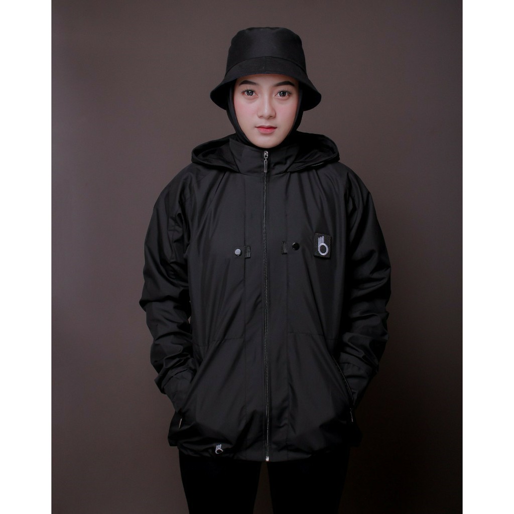 JAKET PRIA WANITA OUTDOOR WATERPROOF WINDBREAKERS GUNUNG TWO POCKET THE BOJIEL