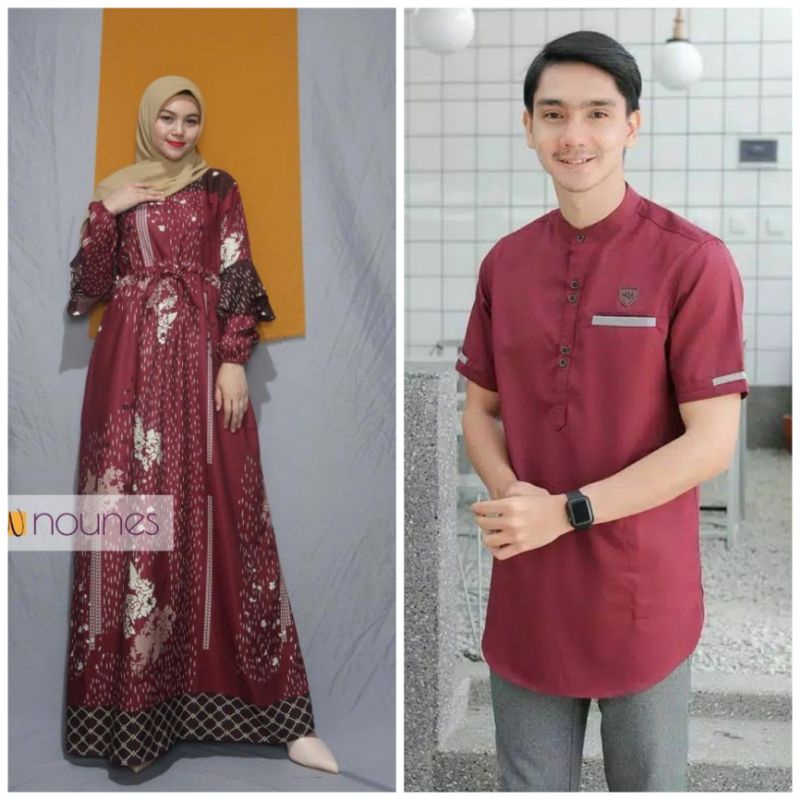 COUPLE GAMIS RAYA TERBARU 2023 DIORSILK