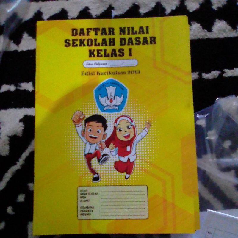 

Buku daftar nilai SD kelas 1-6