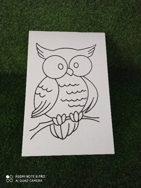 

HJK Styrofoam lukis/mewarnai 12 pcs ukuran 33x50x1cm