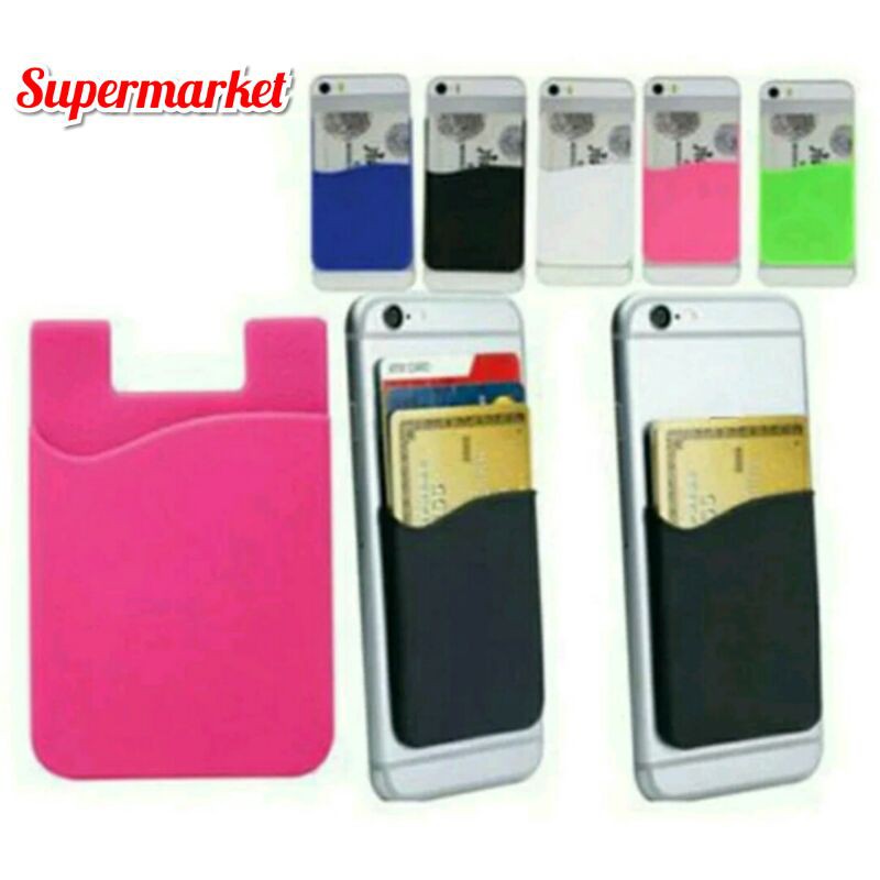 Silicon Card Holder Kartu Silicon Menyimpan kartu