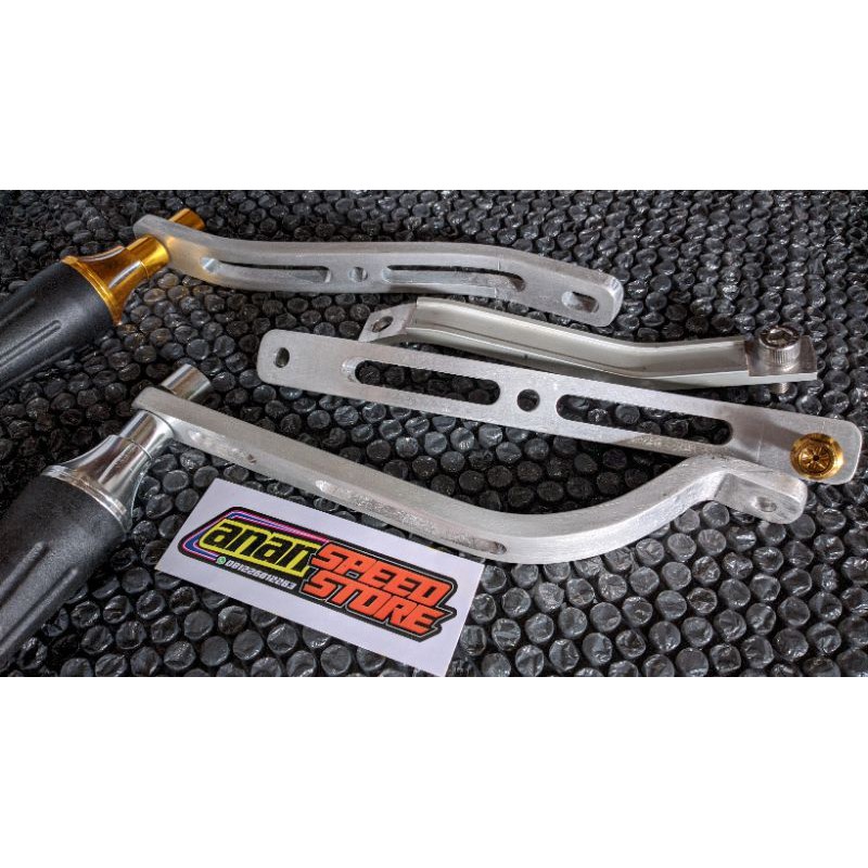 Braket knalpot bahan duralium universal komorod